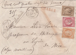 France Cover 1872 - 1871-1875 Ceres