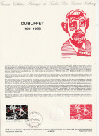 FRANCE    Document "Collection Historique Du Timbre Poste"   Dubuffet     N° Y&T  2381 - Documenten Van De Post