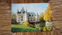 Azay-le-rideau , Le Château Du XVIe Siècle , Côté Cour D'honneur , Et L'indre - Azay-le-Rideau