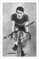 PHOTO CYCLISME REENFORCE GRAND QUALITÉ ( NO CARTE ) JACQUES ANQUETIL 1953 - Radsport