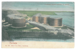 RO 97 - 14107 CONSTANTA, Oil Tanks - Old Postcard - Used - 1909 - Roemenië