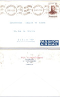Madagascar - Lettre - Obl Tananarive 1955 - Pour Paris 9eme - Par Avion - Other & Unclassified
