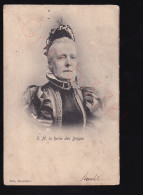 S. M. La Reine Des Belges - Postkaart - Familias Reales
