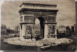 CPSM Circulé 19?? , Paris  - L'Arc De Triomphe - Die Triumph Arke  (121) - Triumphbogen