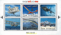 86399 MNH SUECIA 2001 HISTORIA DE LA AVIACION - Unused Stamps