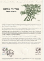 FRANCE    Document "Collection Historique Du Timbre Poste"   Hêtre Fayard    N° Y&T  2384 - Postdokumente
