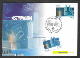 Italien / Italia  2009  Mi.Nr. 3294 , EUROPA CEPT / Astronomie - Maximum Card - PADOVA CENTRO 7.5.2009 - 2009