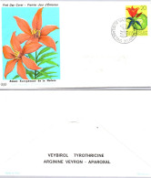 Liechtenstein - Lettre - Obl Vaduz 1970 - Lys Orangé - Pour Paris 16eme - Andere & Zonder Classificatie