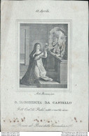 Bm47 Antico Santino Incisione S.margherita Da Citta' Di  Castello - Andachtsbilder