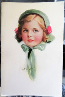 Cpa Litho ILLUSTRATEUR Curt BARBER PORTRAIT ENFANT FILLE FILLETTE ED  LP 708/1 - Barber, Court