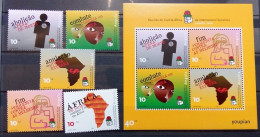 Angola 2002, African Congress, MNH S/S And Stamps Set - Angola