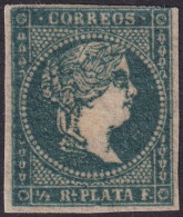 Cuba 1856 Sc 9 Antillas Ed 4 MNG(*) Some Paper Adhesion On Back - Kuba (1874-1898)