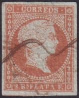 Cuba 1855 Sc 4a Ed 3a Used - Cuba (1874-1898)