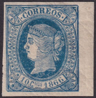 Cuba 1866 Sc 24 Ed 14ic MNH** Offset On Gum Variety - Cuba (1874-1898)