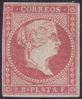 Cuba 1857 Sc 14 Antillas Ed 9 MNG(*) - Cuba (1874-1898)