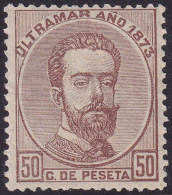 Cuba 1873 Sc 56 Antillas Ed 26 MNG(*) - Cuba (1874-1898)