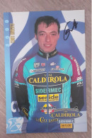 Autographe Roberto Conti Caldirola 2000 - Ciclismo