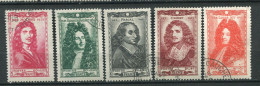 26482 FRANCE N°612/7°sauf 615 Célébrités Du XVIIè. Siècle  1944  TB - Used Stamps