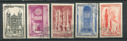 26483 FRANCE N°663/7° Cathédrales  1944  TB - Oblitérés