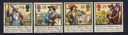 229 GRANDE BRETAGNE 1992 - Y&T 1624/27 - Bataille Tambour Mousquetaire Drapeau Cavalier - Neuf ** (MNH) Sans Charniere - Unused Stamps
