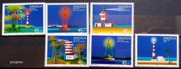 Angola 2002, Lighthouses, MNH Stamps Set - Angola