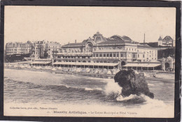 64. BIARRITZ Artistique . Le Casino Municipal Et Hôtel Victoria . Animée - Biarritz