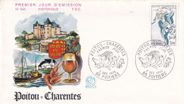 1er Jour, Poitou Charentes - 1970-1979