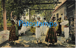 229216 SPAIN ESPAÑA VALENCIA COSTUMES DANCE BAILE POPULARES POSTAL POSTCARD - Other & Unclassified
