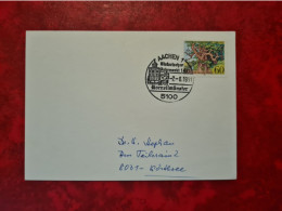 Lettre ALLEMAGNE 1991 AACHEN MUNSTER - Otros & Sin Clasificación