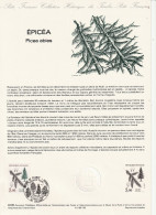 FRANCE    Document "Collection Historique Du Timbre Poste"   Epicéa    N° Y&T  2387 - Documents Of Postal Services