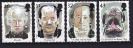 229 GRANDE BRETAGNE 1997 - Y&T 1957/60 - Dracula Frankenstein Jekyll Hyde Baskerville - Neuf ** (MNH) Sans Charniere - Unused Stamps