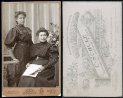 Estonia / Latvia : CDV Foto, Damen (Fotograf: Carl Schulz - Dorpat Und Riga) - Personas Anónimos