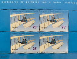 Angola 2003, Centary Of Powered Flight, MNH S/S - Angola