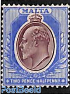 Malta 1904 2.5p, Stamp Out Of Set, Unused (hinged) - Malte