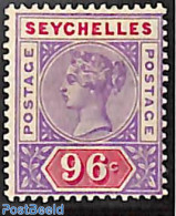 Seychelles 1890 96c, Stamp Out Of Set, Unused (hinged) - Autres & Non Classés