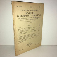 LES ETUDES RHODANIENNES Revue De GEOGRAPHIE REGIONALE LYON N 2 De 1943 BB7A - Ohne Zuordnung