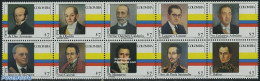 Colombia 1982 Presidents 10v [++++], Mint NH, History - Politicians - Colombia