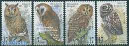 Belgium 1999 Owls 4v, Mint NH, Nature - Birds - Birds Of Prey - Owls - Neufs