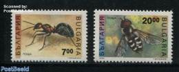 Bulgaria 1992 Insects 2v, Mint NH, Nature - Insects - Ongebruikt