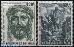 Mali 1978 Easter, Durer 2v, Mint NH, Art - Dürer, Albrecht - Paintings - Malí (1959-...)