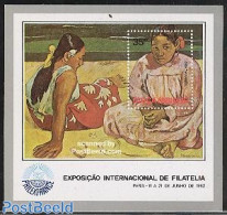 Mozambique 1982 Philexfrance, Gaugin Painting S/s, Mint NH, Philately - Art - Modern Art (1850-present) - Paul Gauguin - Mosambik