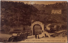 CPA Circulée 1909 , Agay (Var) - Hôtel Des Roches Rouges, Départ Du Car D'excursion  (123) - Autres & Non Classés