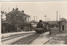 30 - Caveirac - La Gare Et Le Train - Sonstige & Ohne Zuordnung