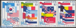 Korea, South 1975 Korean War 4v [:::], Mint NH, History - Flags - Netherlands & Dutch - Geography