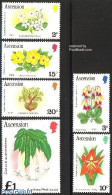 Ascension 1982 Definitives 6v (with Year 1982), Mint NH, Nature - Flowers & Plants - Ascensión