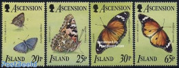 Ascension 1995 Butterflies 4v, Mint NH, Nature - Butterflies - Ascension (Ile De L')