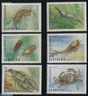 Bulgaria 1996 Crabs 6v, Mint NH, Nature - Shells & Crustaceans - Crabs And Lobsters - Nuevos