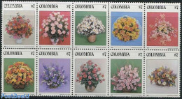 Colombia 1982 Flowers 10v [++++], Mint NH, Nature - Flowers & Plants - Roses - Kolumbien
