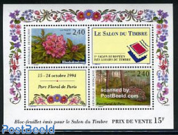 France 1993 European Stamp Exposition S/s, Mint NH, History - Nature - Europa Hang-on Issues - Flowers & Plants - Gard.. - Ongebruikt