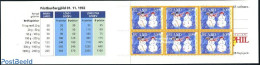 Iceland 1995 Christmas Booklet, Mint NH, Religion - Christmas - Stamp Booklets - Nuevos